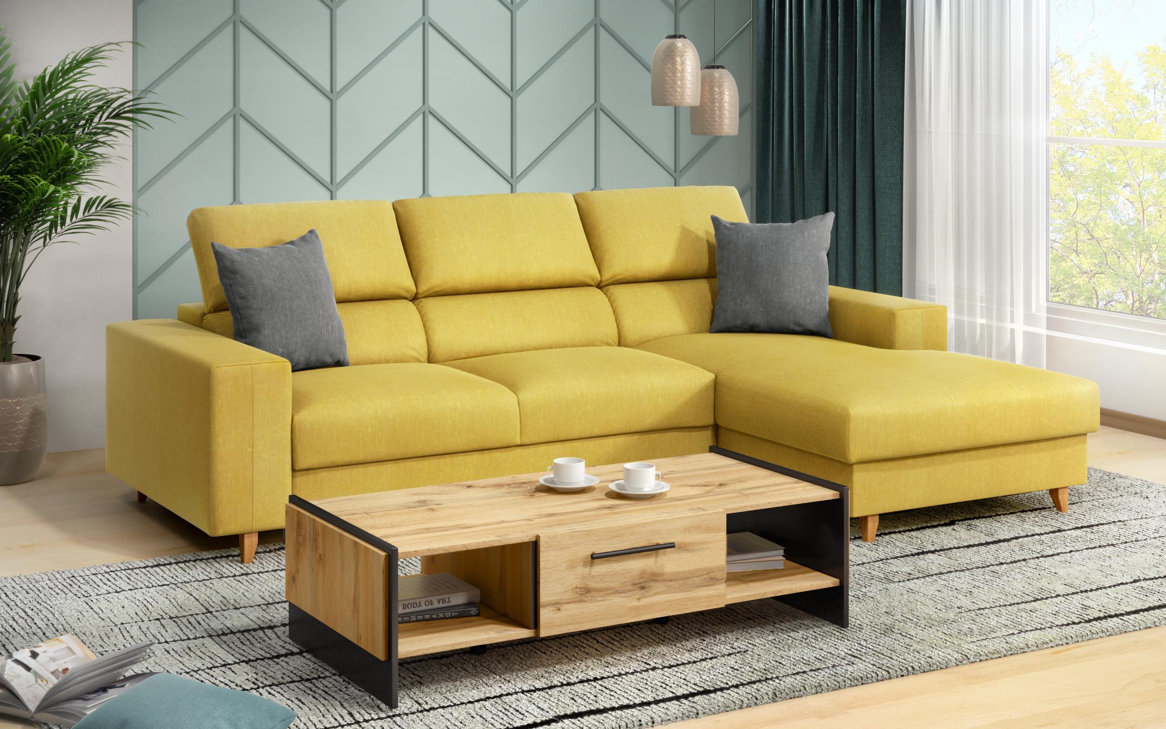 Coffee table Camino IB, Wotan oak + black  3